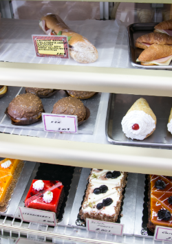 Variety of puff pastry